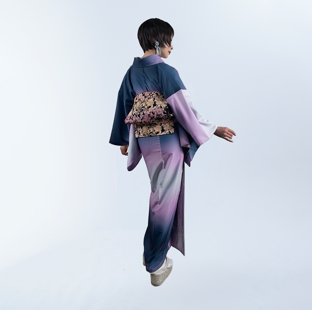 小紋 ombré 反物 （幻惑）