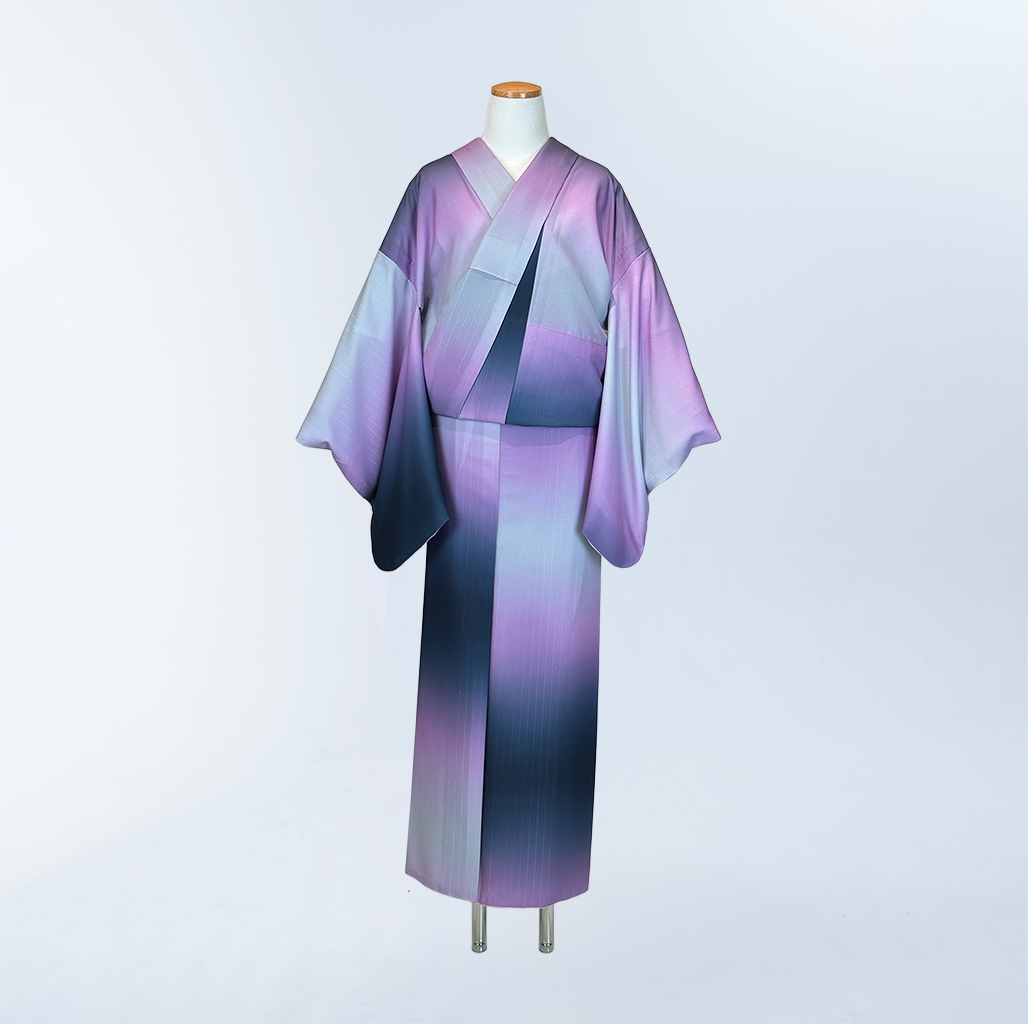 小紋 ombré 反物 （幻惑）